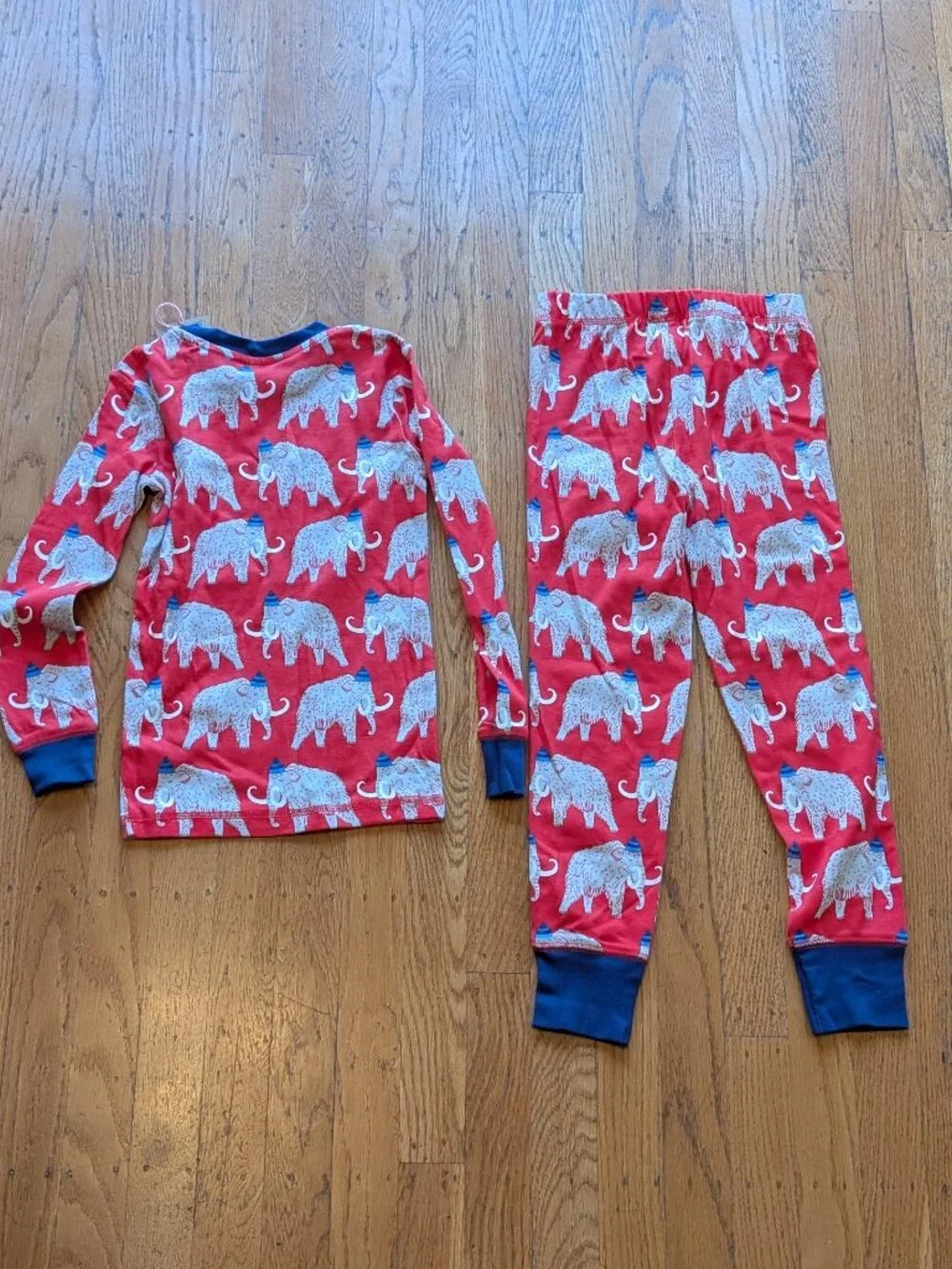 Mini Boden Woolly Mammoth Pajama Set
